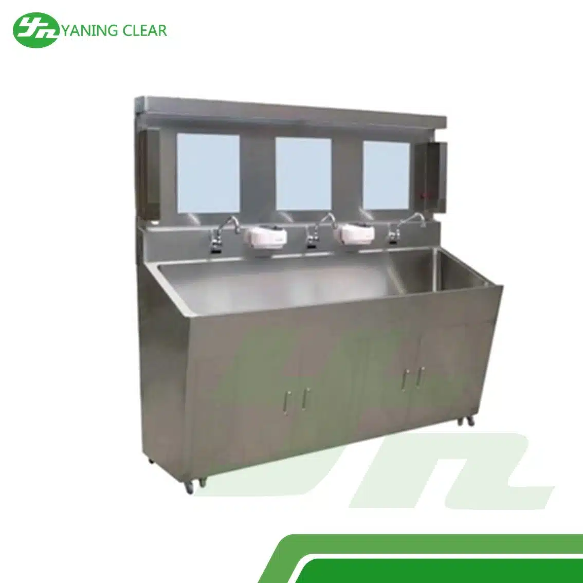 Rust-proof Hand Washing Surgical Scrub Sink Stainless Steel Material with Sensor Faucet for Hospital (2)