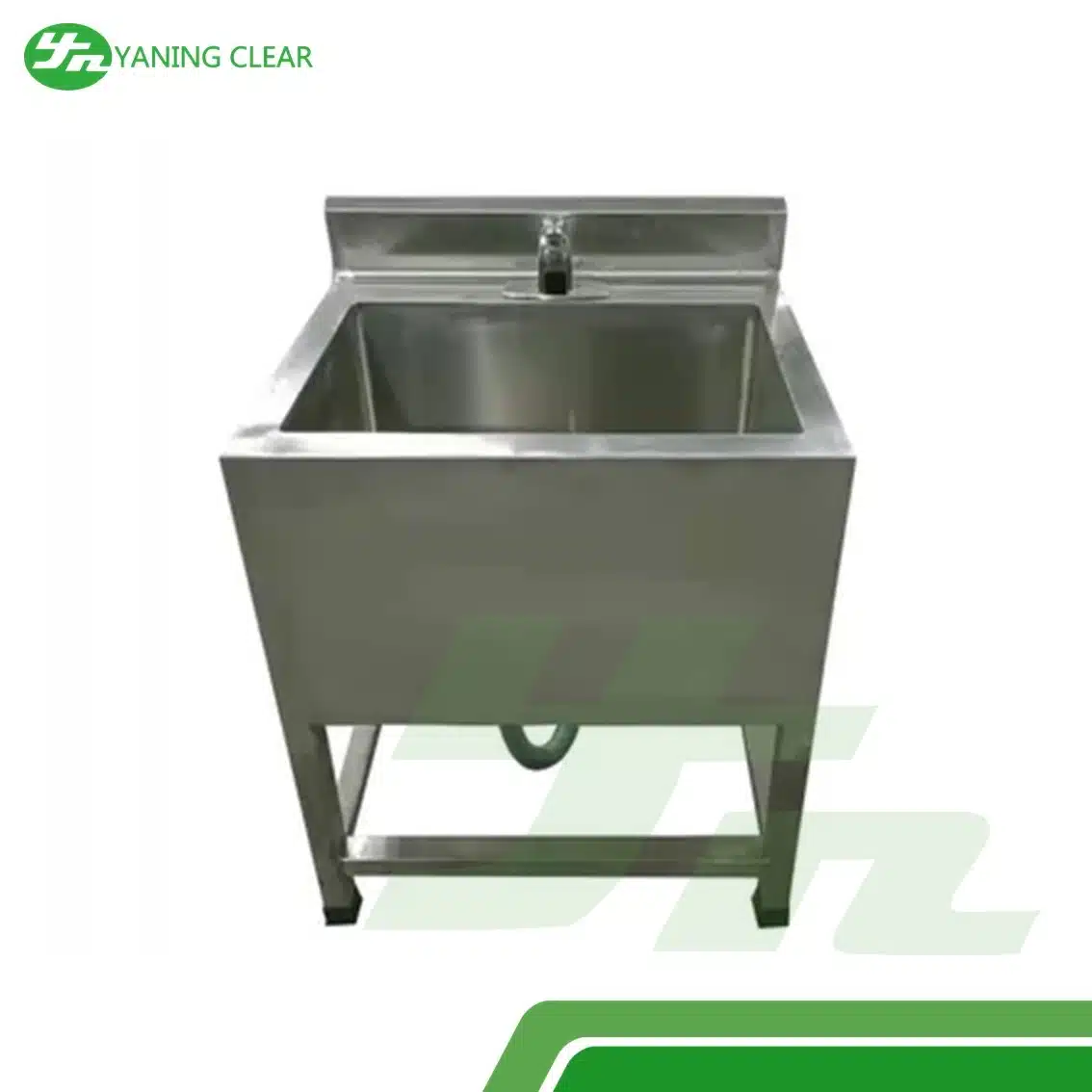 SUS304 Breakwater Medical Hand Wash Sink Scrub 1.5mm Thickness (3) Scrub sink cuci tangan stainless steel SUS304 untuk rumah sakit