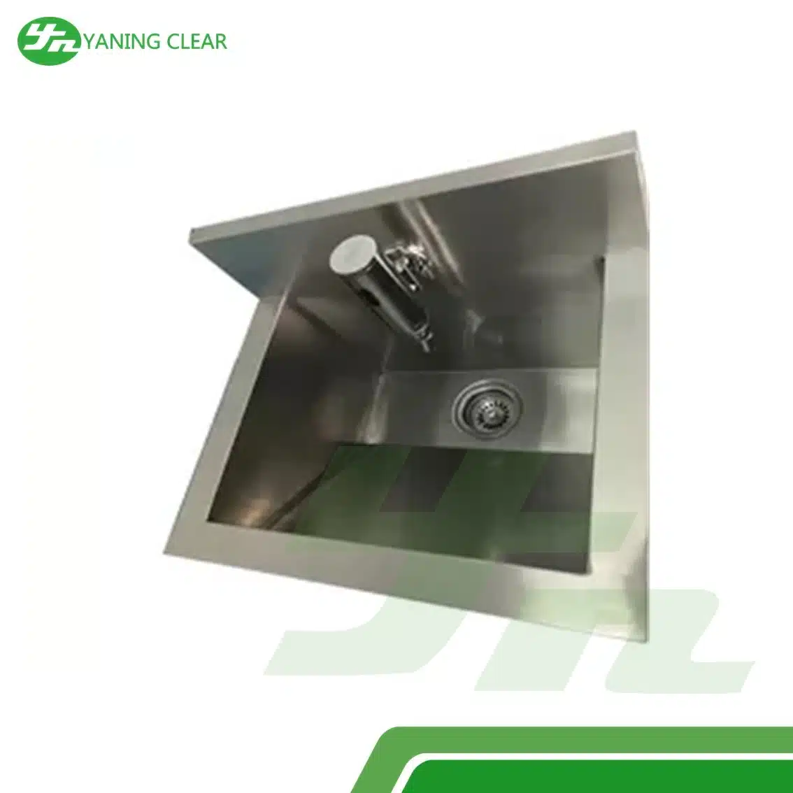 Single Person Use SS Medical Hand Wash Sink with Splash - Proof Sensor (1)
