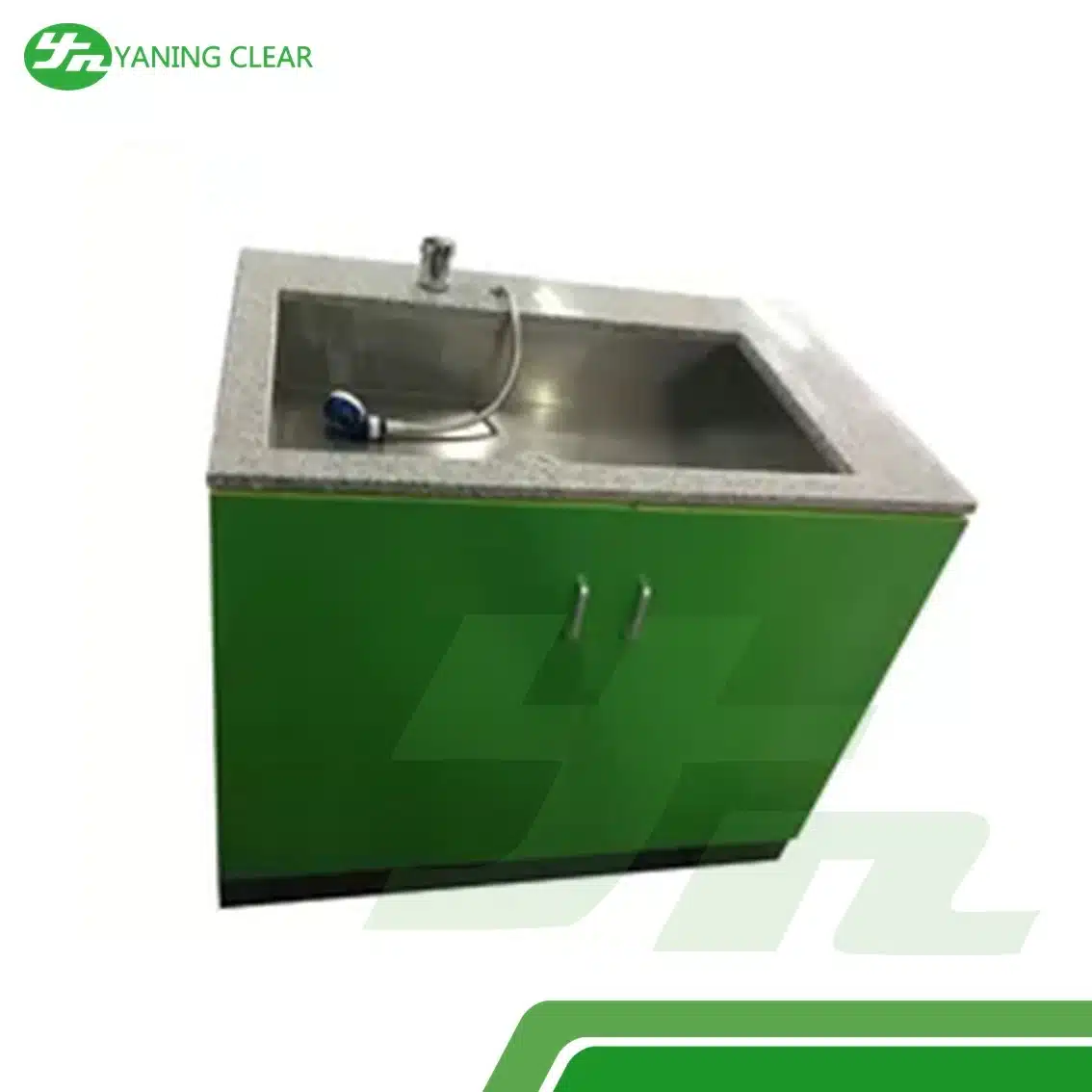 Small Medical Hand Wash Sink With Marble Slab And Stainless Steel Filter Net (1) Scrub sink cuci tangan stainless steel untuk rumah sakit