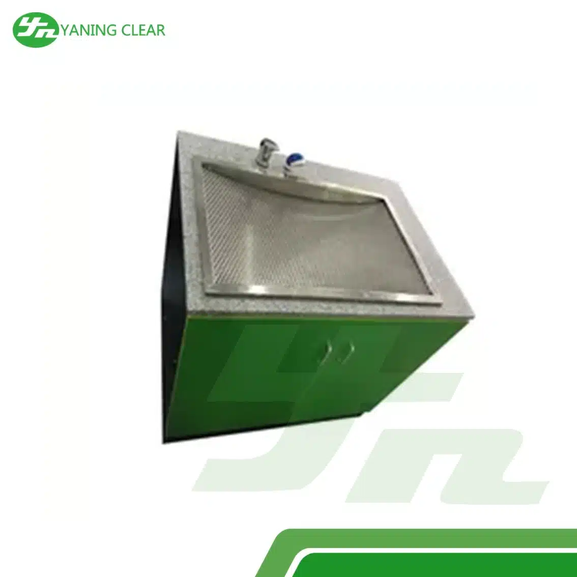 Small Medical Hand Wash Sink With Marble Slab And Stainless Steel Filter Net (2)