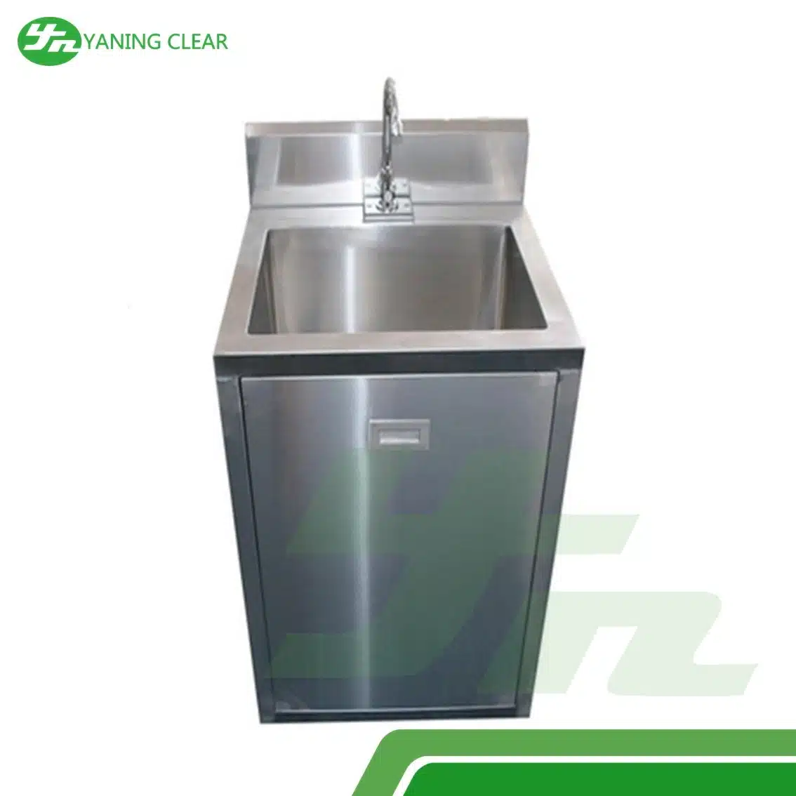 Stainless Steel Medical Hand Wash Sink Industrial Wash Basin Breakwater Safeguard (1)