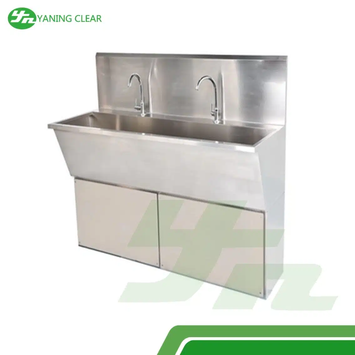 Stainless Steel Medical Hand Wash Sink Industrial Wash Basin Breakwater Safeguard (2) Scrub sink cuci tangan stainless steel untuk rumah sakit