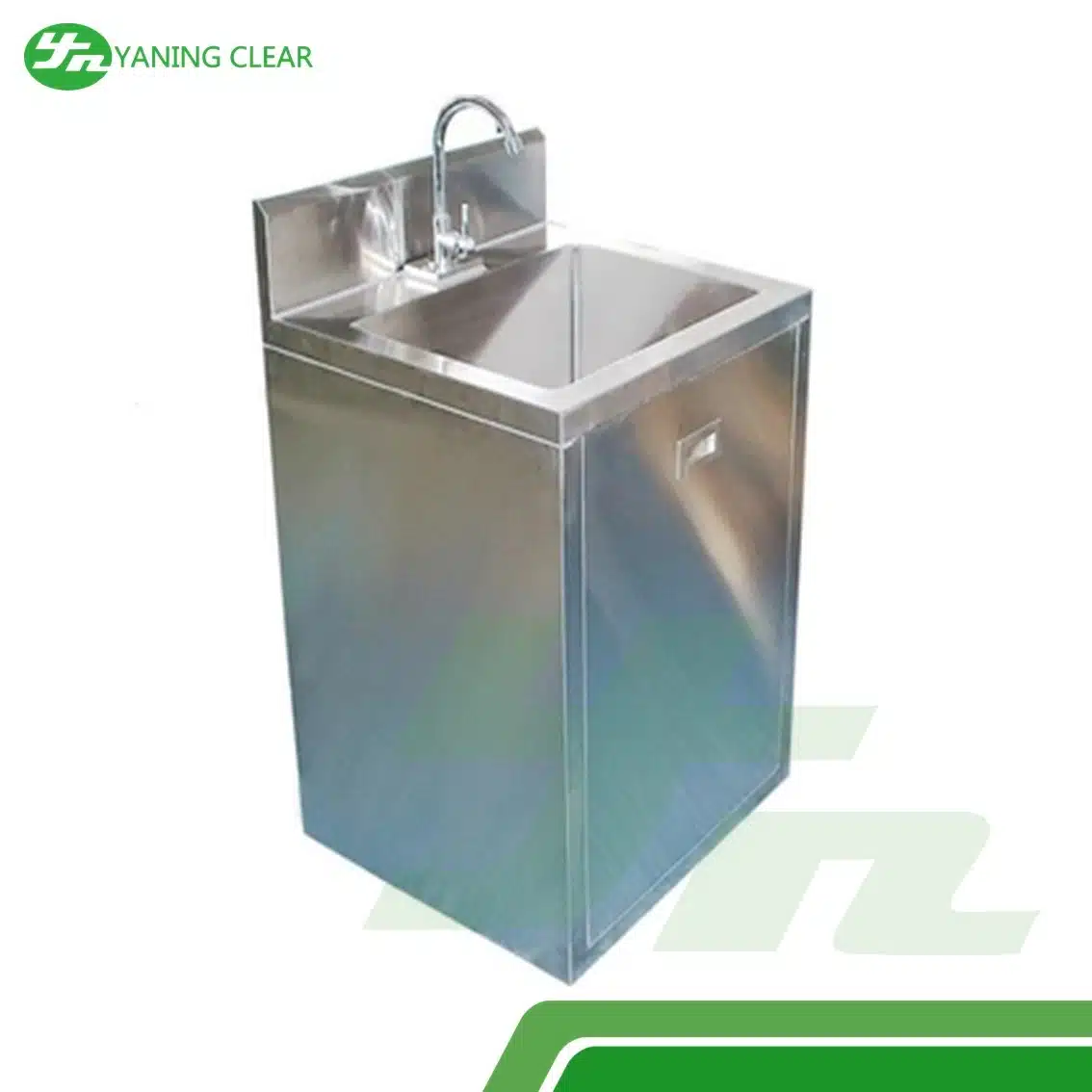 Stainless Steel Medical Hand Wash Sink Industrial Wash Basin Breakwater Safeguard (3)