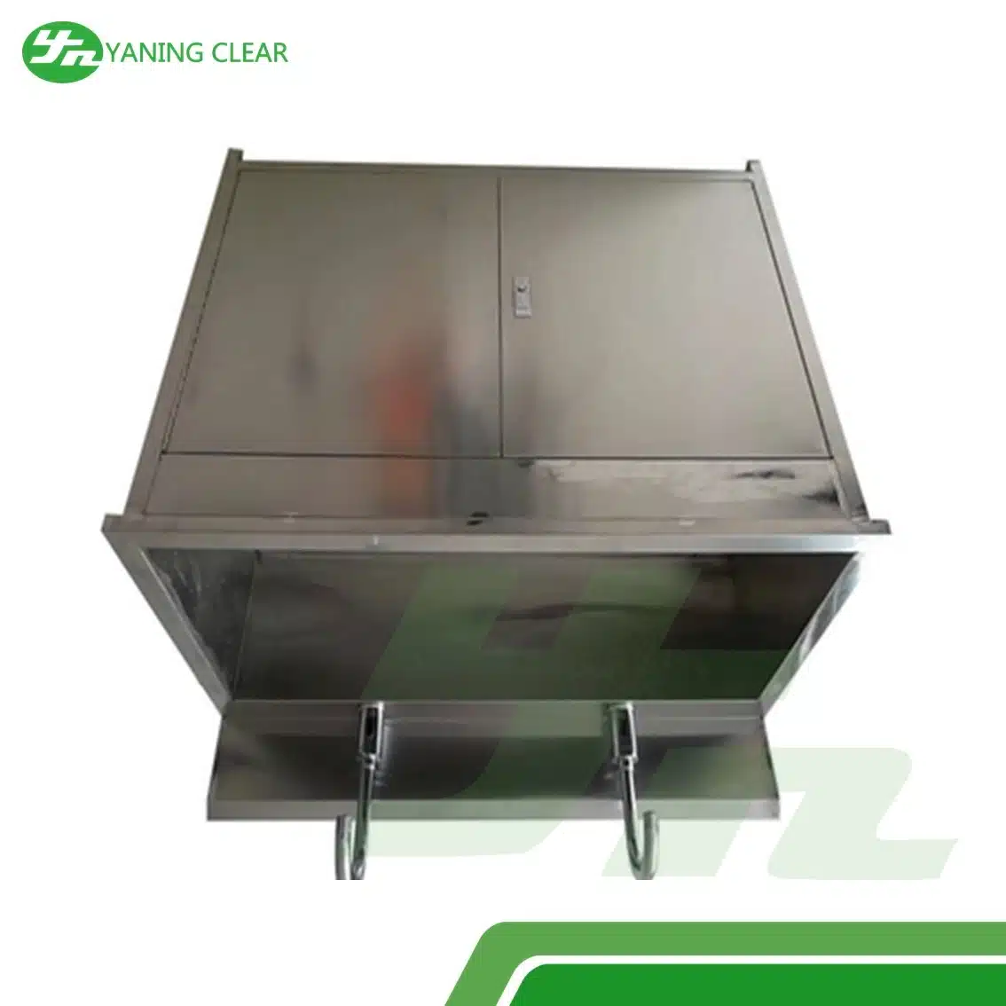 Two Station Sensor Taps Medical Hand Wash Sink Stainless Steel For Hospital (1)