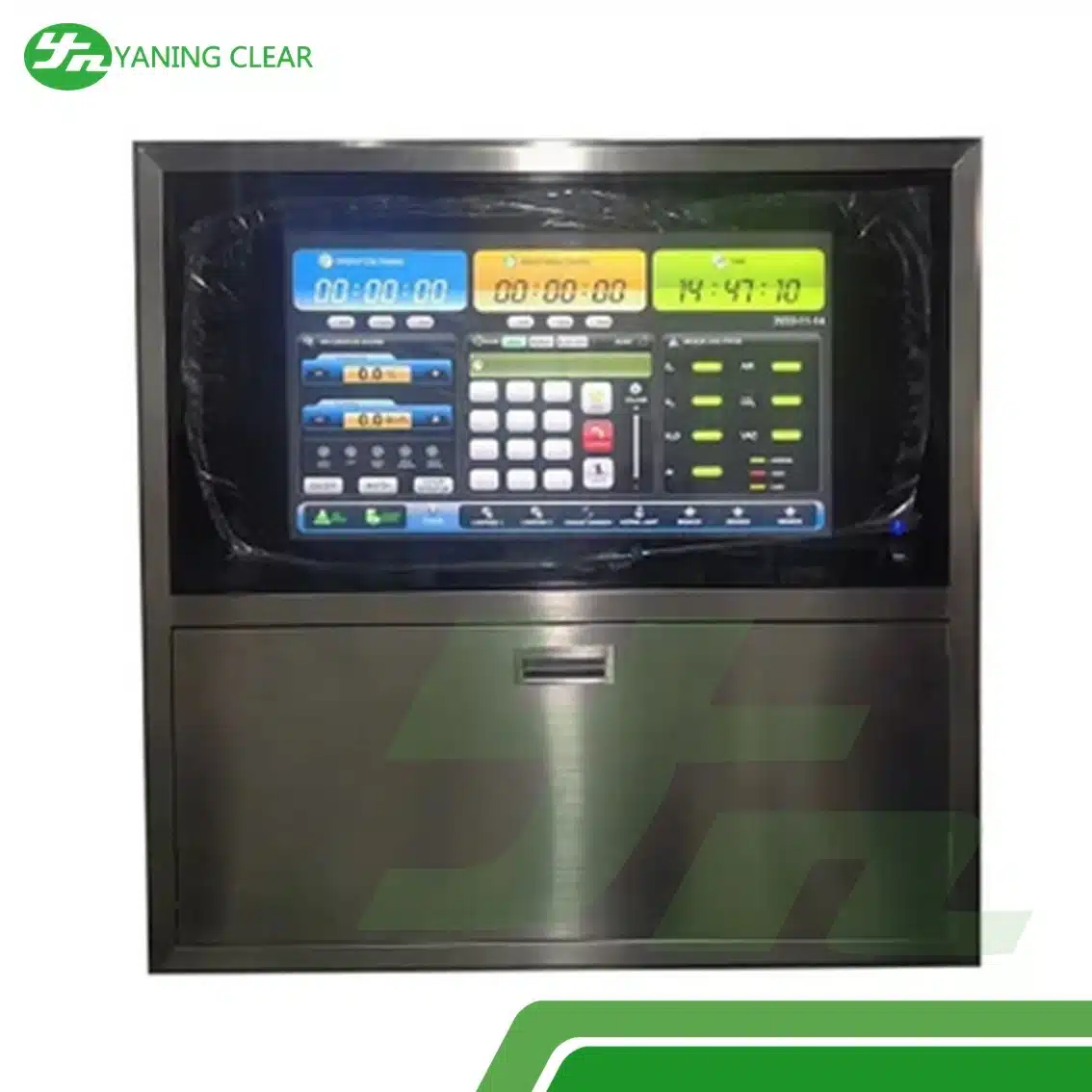 YANING LCD Touch Screen Digital Control Touch Screen Operating Room Intelligence Panel PLC Control PanelDoor Phone for Hospital (2) Pintu cleanroom berlayar LCD kendali PLC untuk rumah sakit