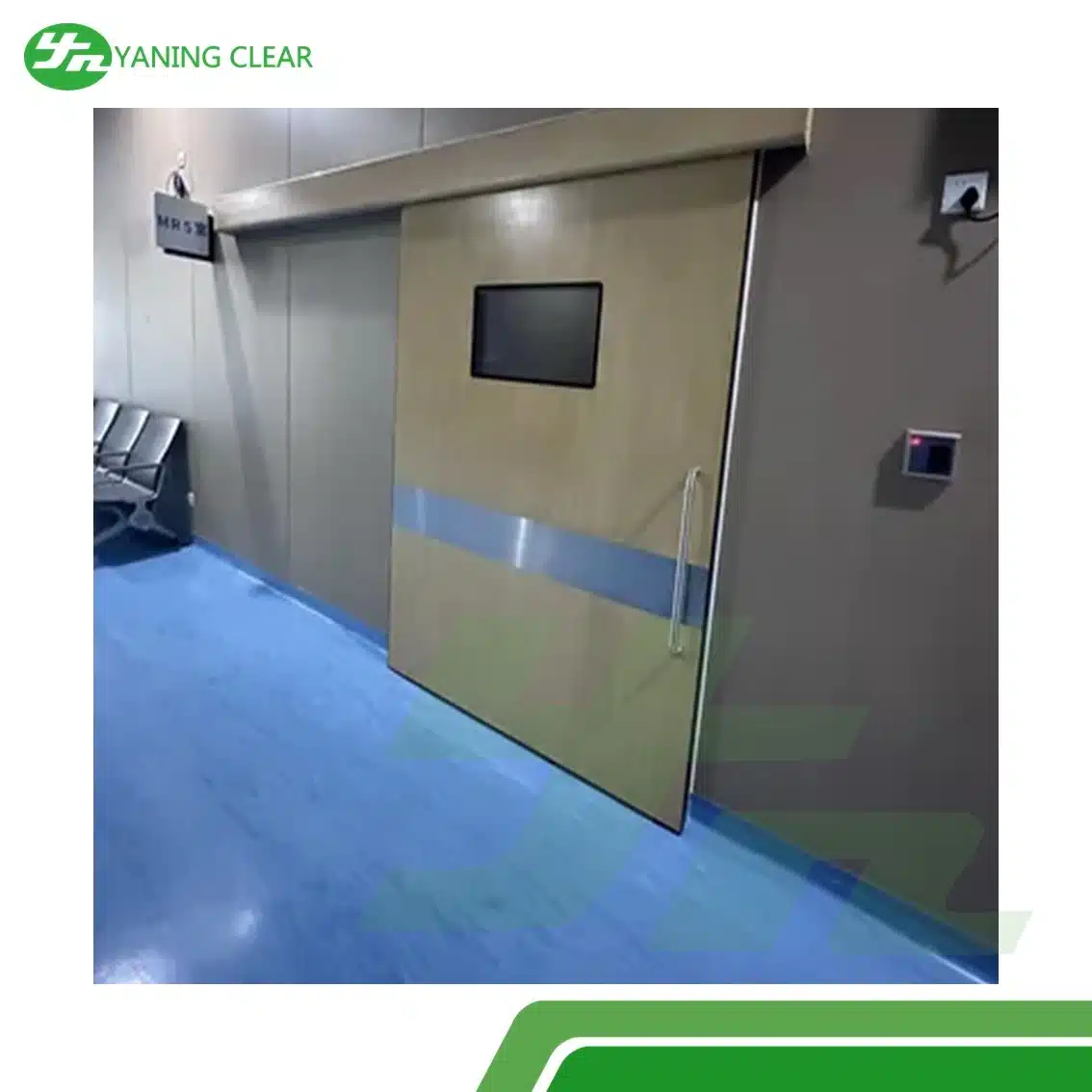 Yaning MOT Solution Customized Medical Airtight Automatic Sliding Door Swing Open Style Lock Operation Theatre Sliding Door (2) Pintu sliding berpintu geser otomatis ukuran custom untuk rumah sakit