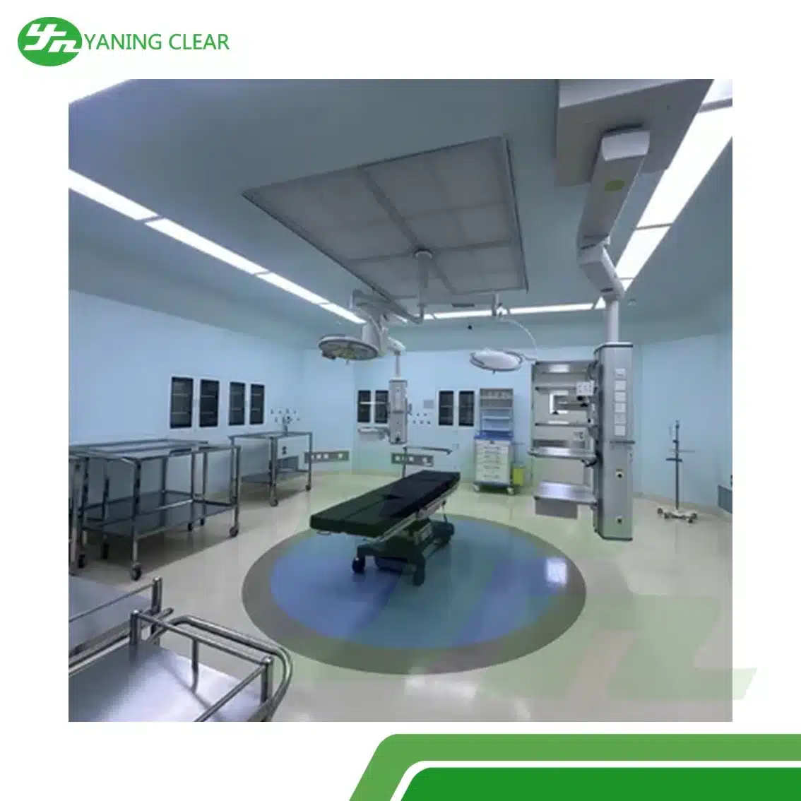 Yaning One-Stop Service Hospital PVC Modular Operation Theatre Wall Panel Boards Modular Surgical Procedure Operating Room (1)