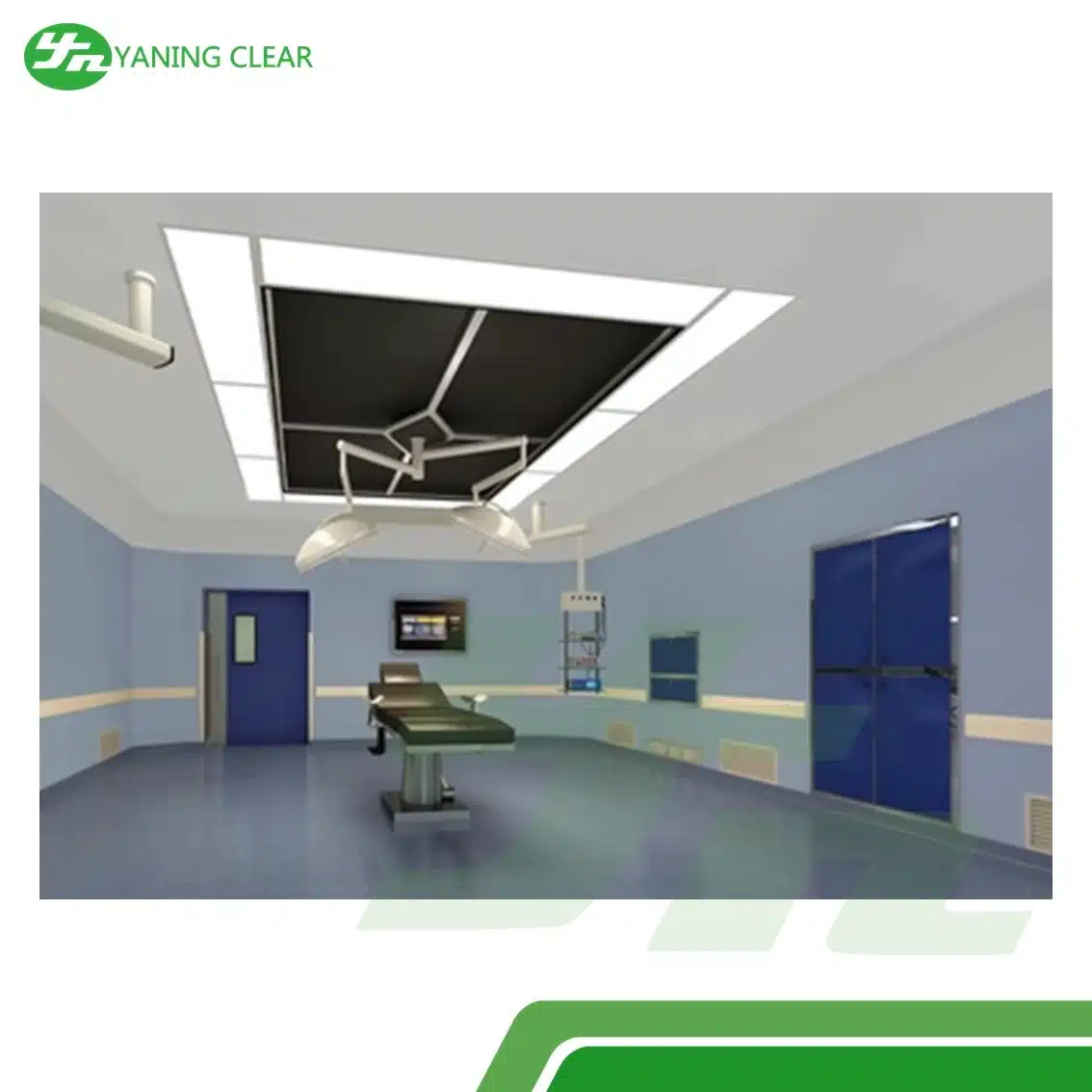 Yaning Quick-install Modular Cleanroom Wall Panels Operation Room Wall Panel For Hospital Surgical Room (4)