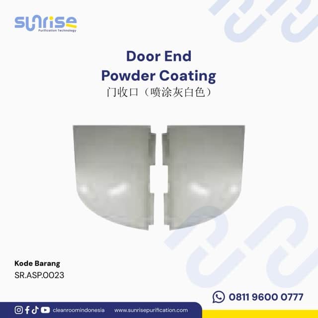 Door End Powder Coating Medium Door End Corner R45