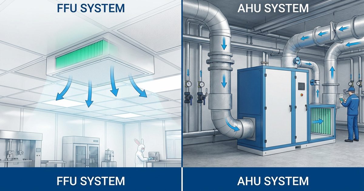 FFU vs AHU: Perbedaan, Kelebihan, dan Cara Memilih untuk Cleanroom