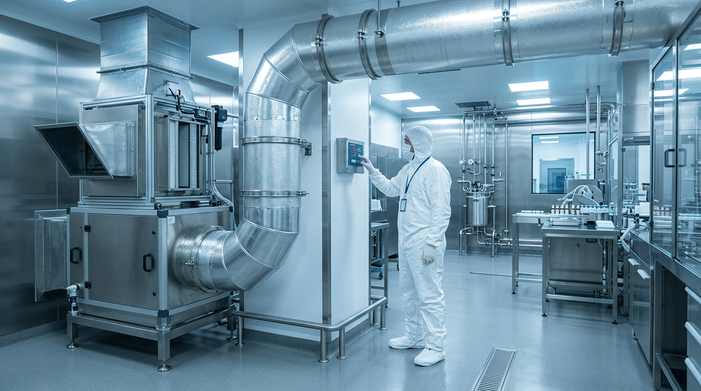 Sampul artikel Dehumidifikasi dan Kontrol Dew Point di Cleanroom: Kenapa Penting dan Cara Kerjanya