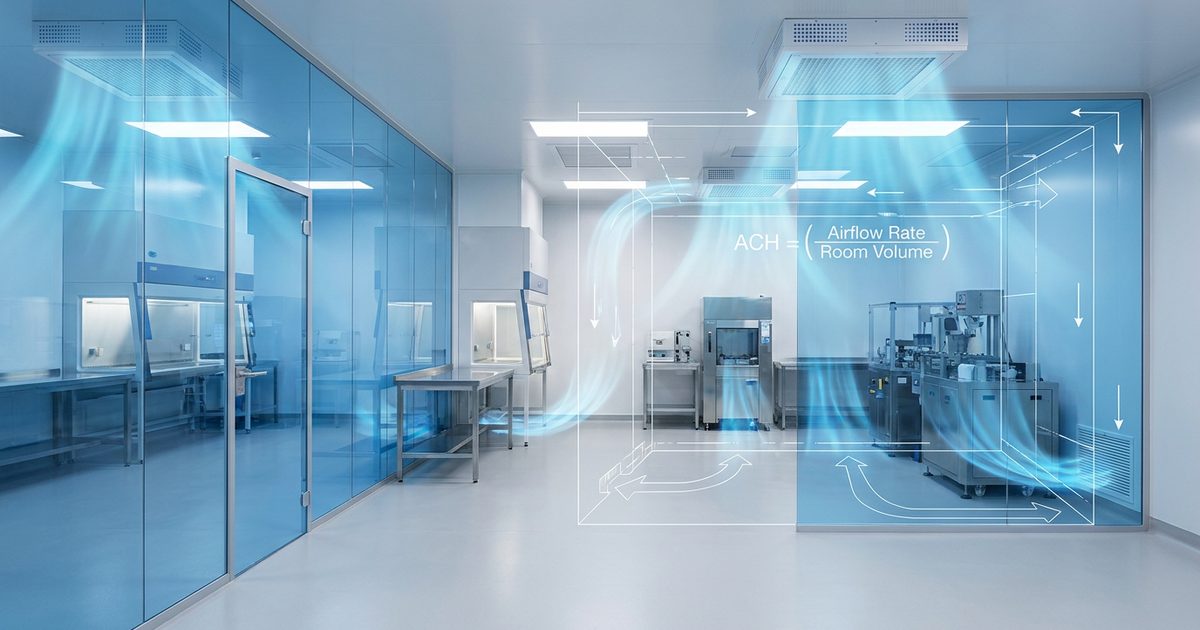 Cara Menghitung Kebutuhan ACH (Air Changes per Hour) untuk Cleanroom