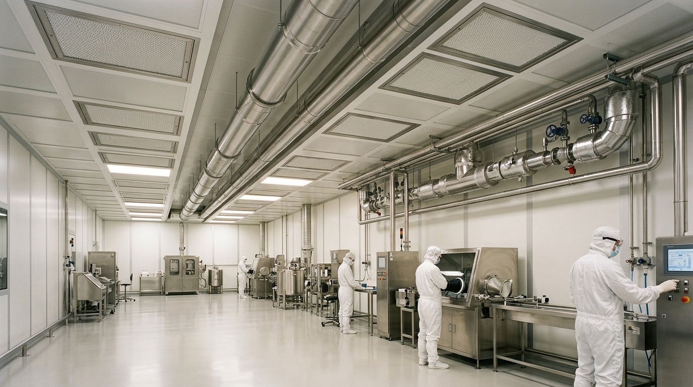 Sampul artikel ISO 14644-8:2022: Standar Kontaminasi Molekuler (AMC) yang Sering Terlewat di Cleanroom Farmasi & Elektronik